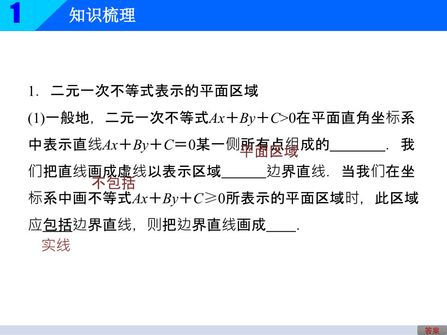 高考数学人教鲁京津专理一轮复习课件第七章不等式7.3_第4页