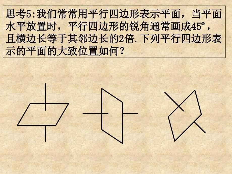 浙江省乐清市白象中学高中数学《2.1.1平面》课件 新人教版A必修2_第5页