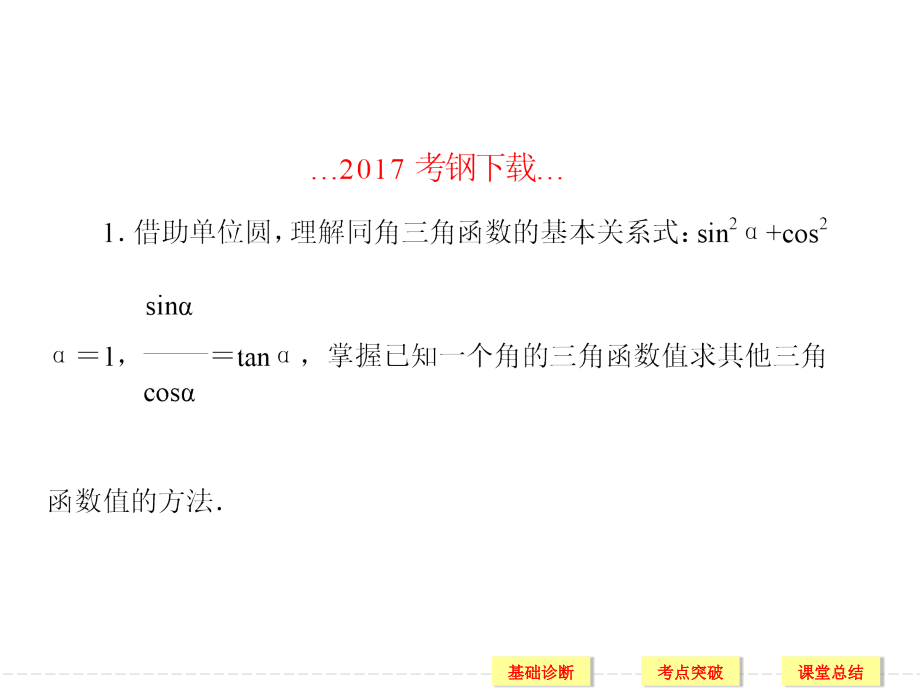 高三新课标数学理总复习课件第四章三角函数42_第2页