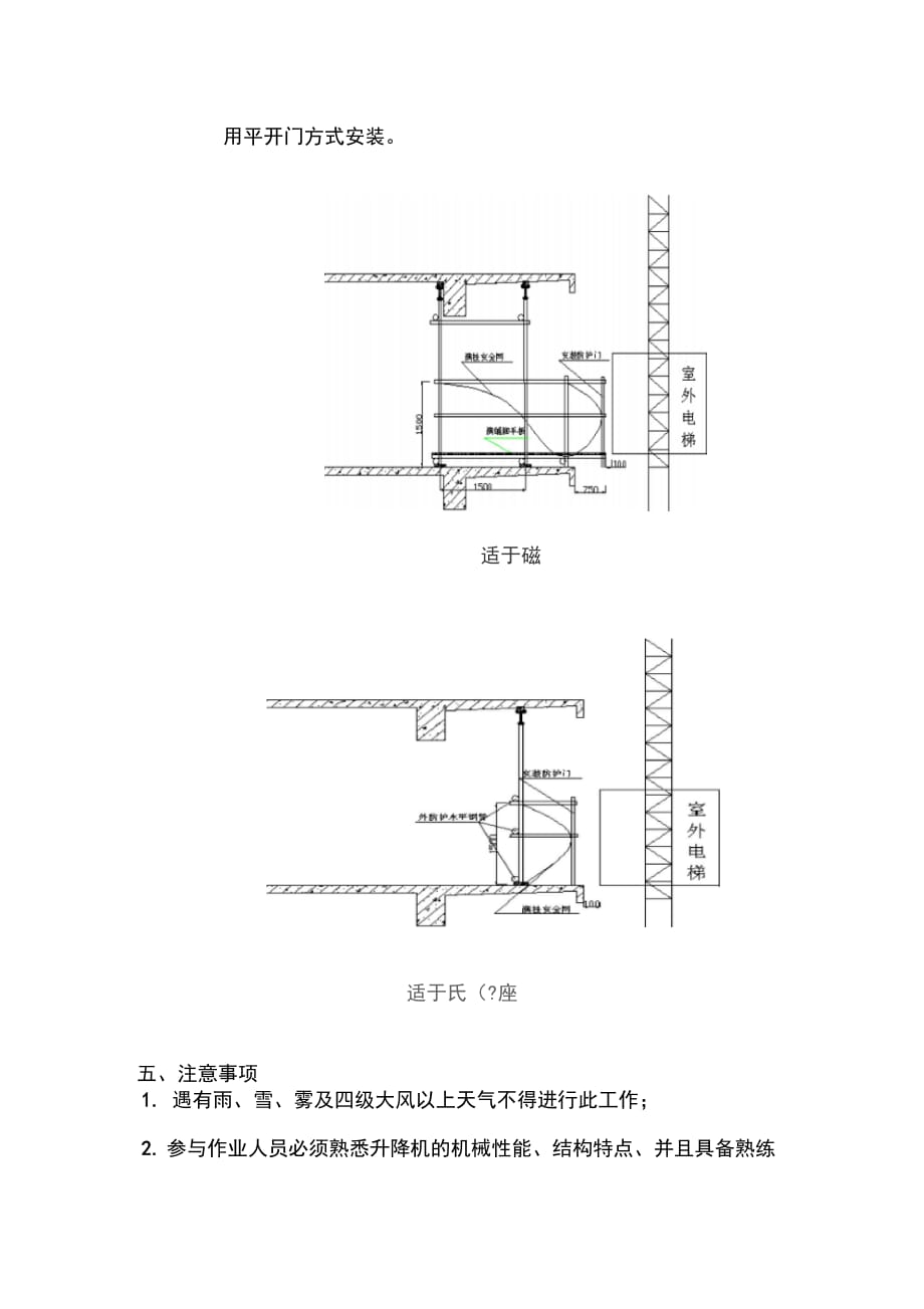 202X年室外电梯施工_第3页