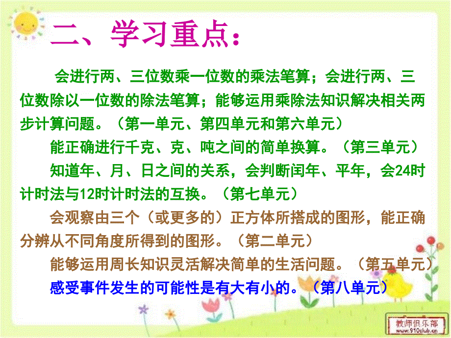 三年级第一学期开学数学家长会课件_第4页