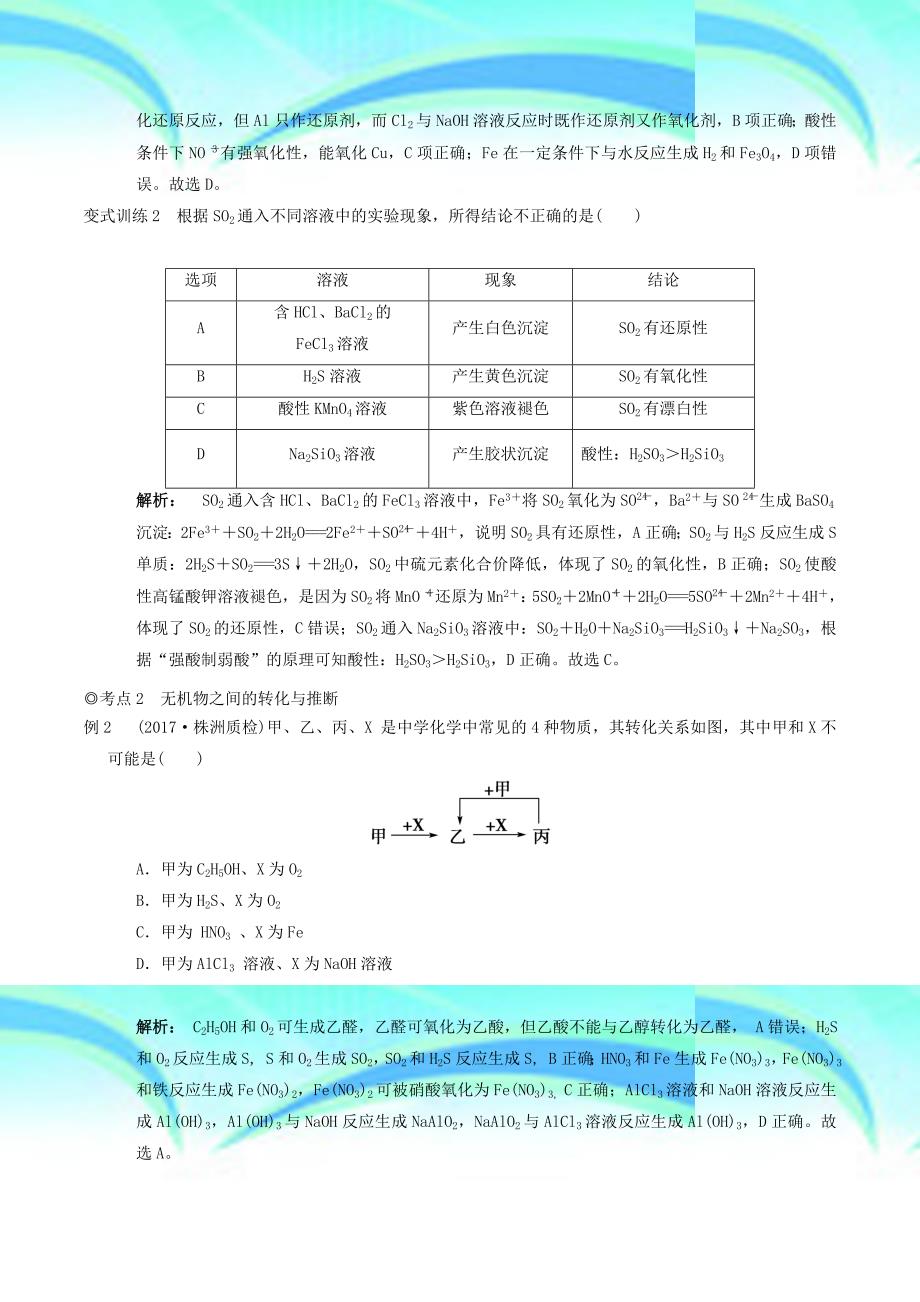 题型04元素及其化合物高考化学选择题热考题型及破题秘诀_第4页