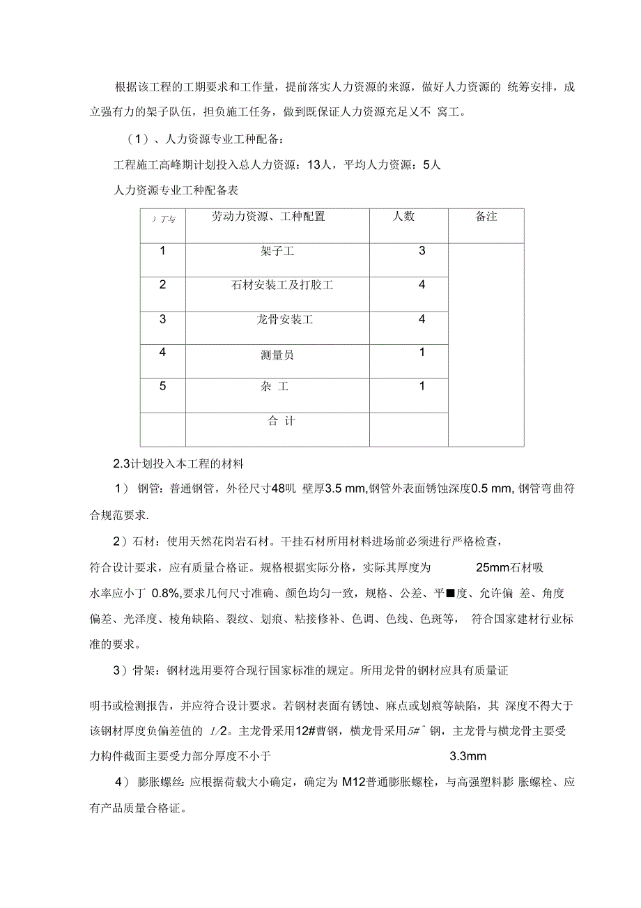 202X年干挂石材施工方案2_第4页