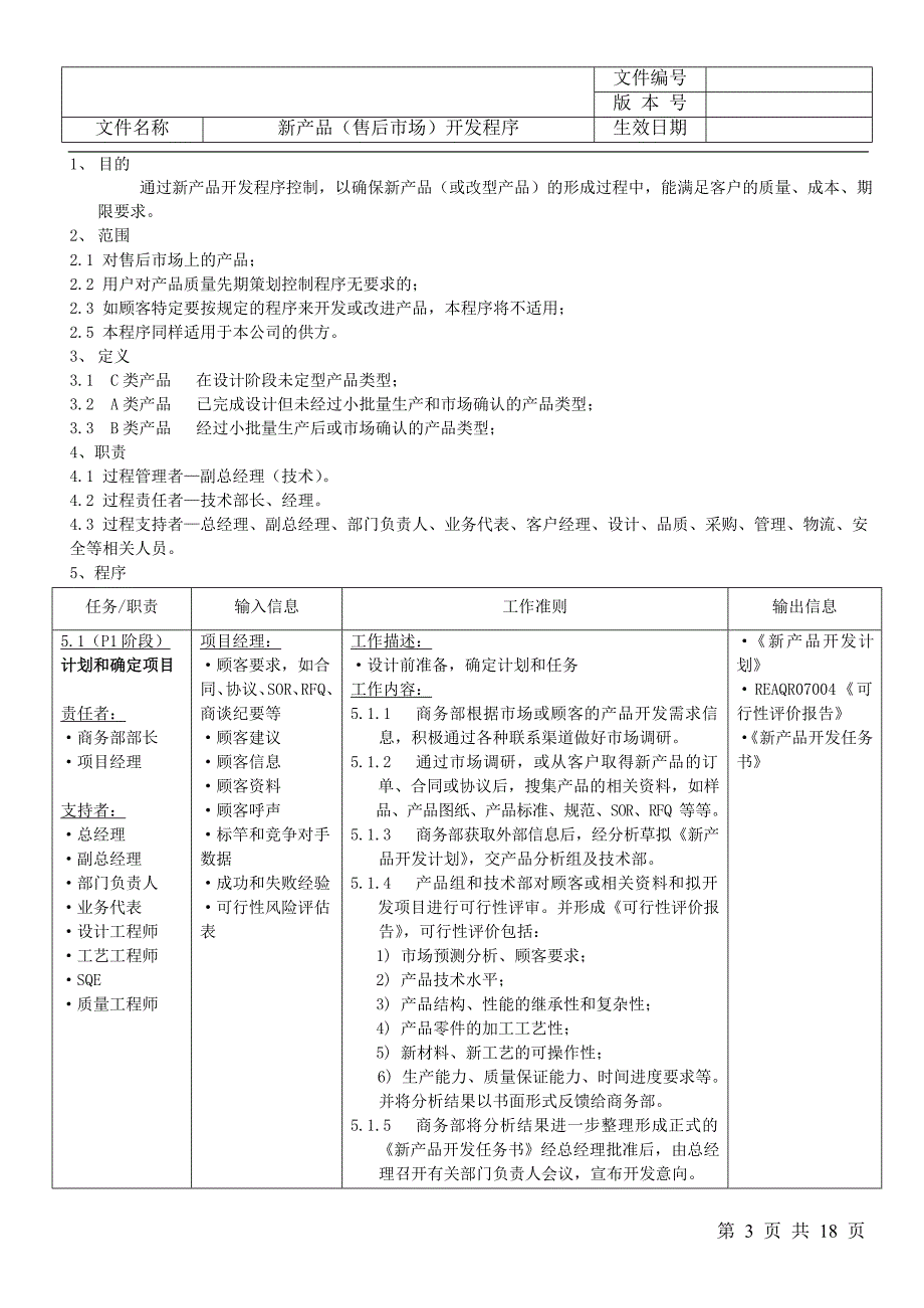 新产品开发控制程序（最新版）_第3页