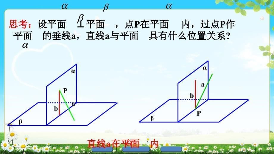 山东省沂水县第一中学人教高中必修四数学课件234平面与平面垂直的性质_第5页