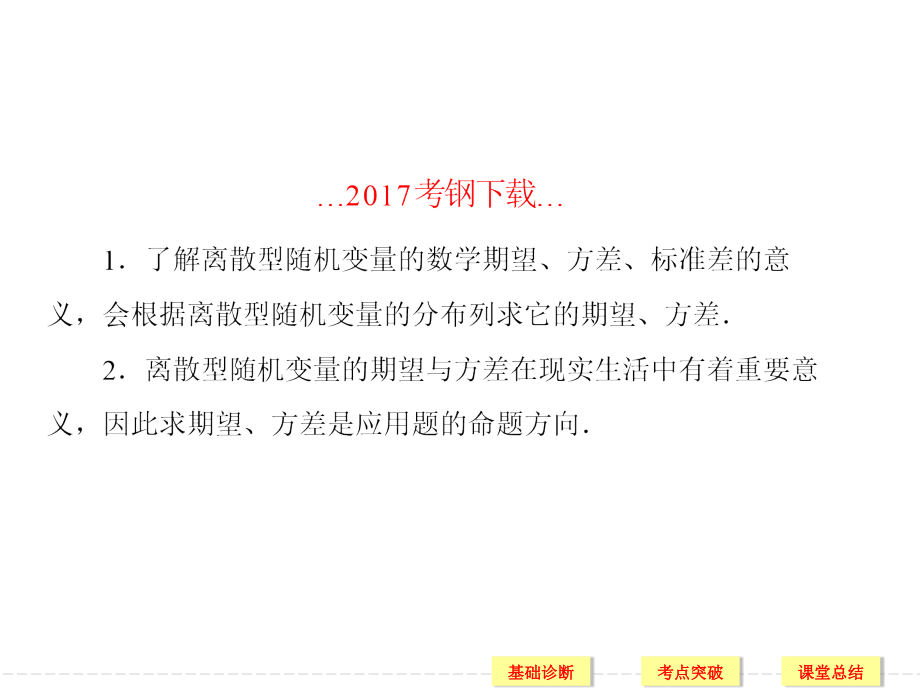 高三新课标数学理总复习课件第十一章计数原理和概率119_第2页