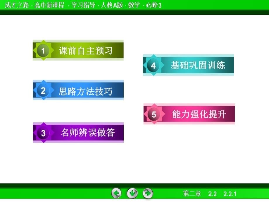 《成才之路》高一数学（人教A版）必修课件：--用样本的频率分布估计总体分布_第5页