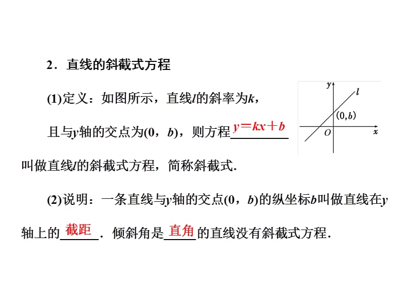 高中数学人教必修2同步教学课件第三章323．21直线的点斜式方程_第4页