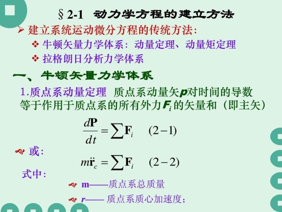 车辆动力学建模方法及基础理论课件_第1页