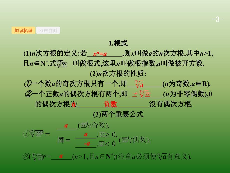 高中数学人教A浙江一轮参考课件25指数与指数函数_第3页