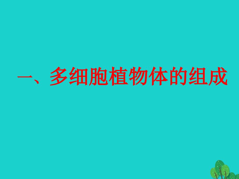 七年级生物上册 第二章 第三节 多细胞生物体课件 （新版）冀教版_第3页