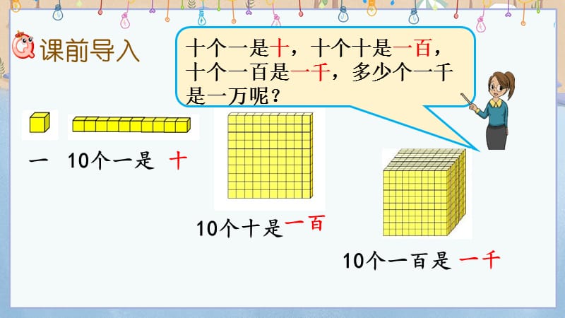 冀教版小学数学三年级上册《 1.2 认识一万》教学课件_第2页