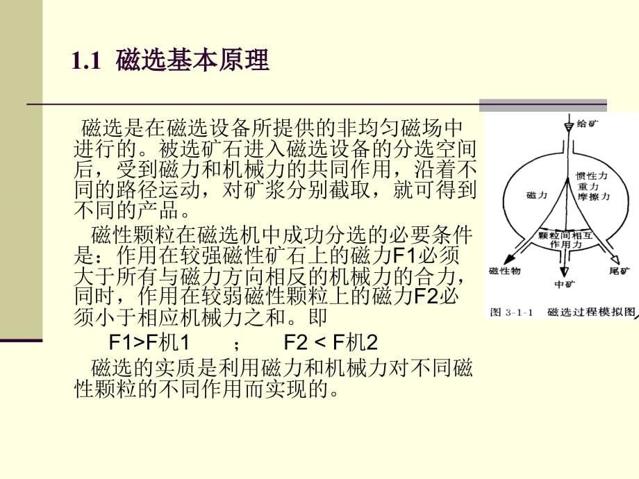 {冶金行业管理}采矿讲义第四篇磁电选矿nxpowerlite)_第5页