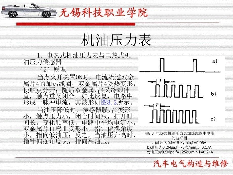 汽车仪表与报警装置PowerPointPresent_第5页