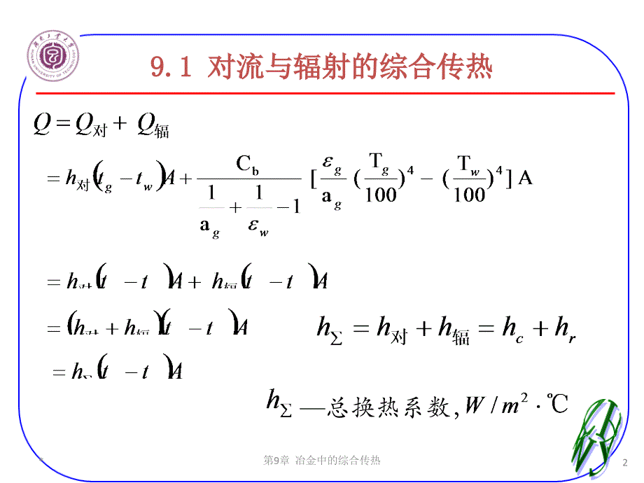 {冶金行业管理}ch9冶金中的综合传热_第2页