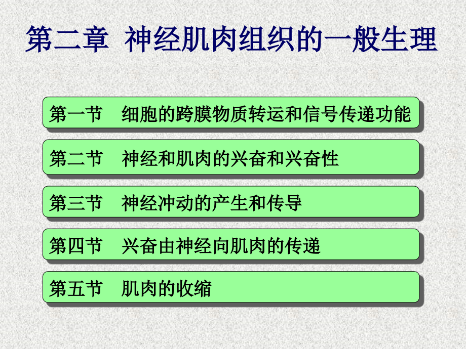 {企业组织设计}02神经肌肉组织的一般生理_第1页