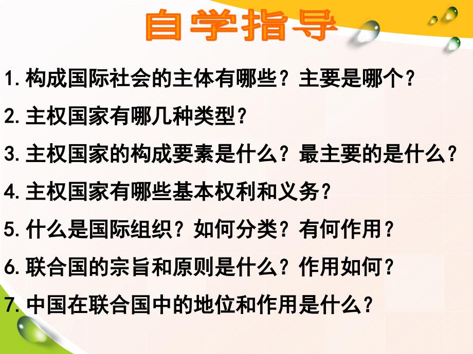 {企业组织设计}81国际社会的成员主权国家和国际组织_第2页