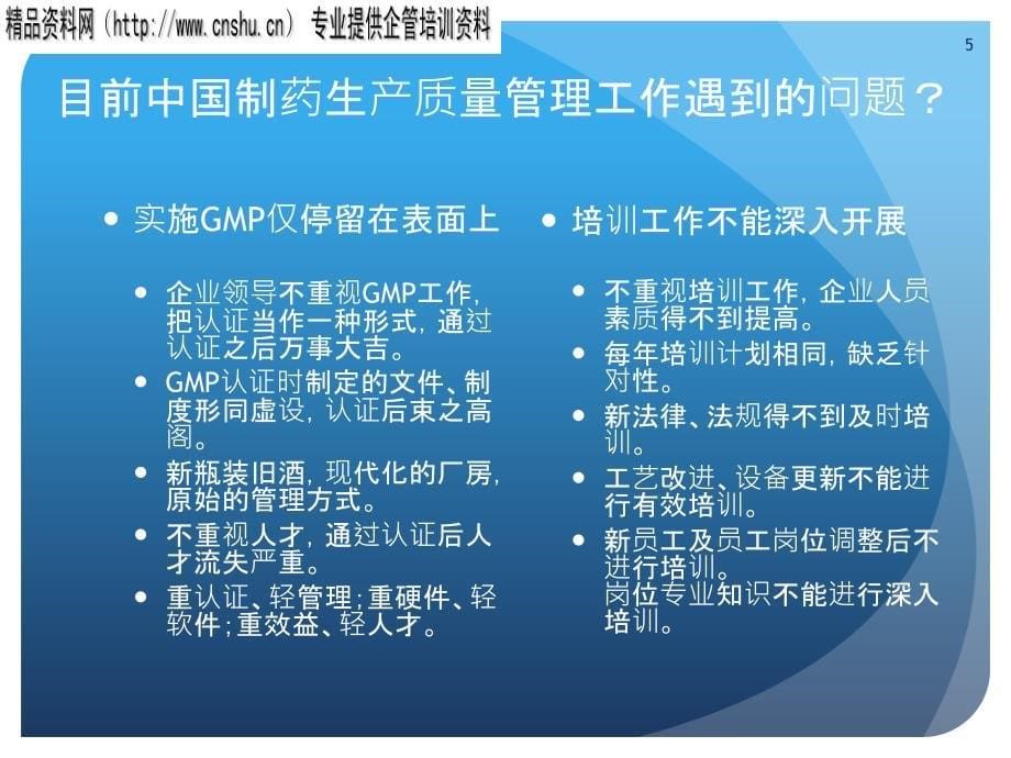 {医疗药品管理}新版GMP对制药企业的影响分析_第5页