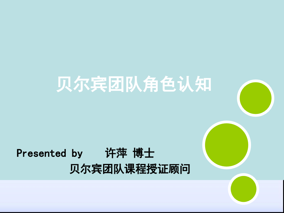 {企业团队建设}贝尔宾团队建设工作坊18_第1页