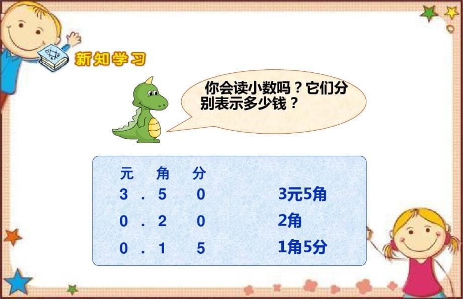 2020新版西师大版小学三年级下册数学《5认识小数》课件5套_第5页