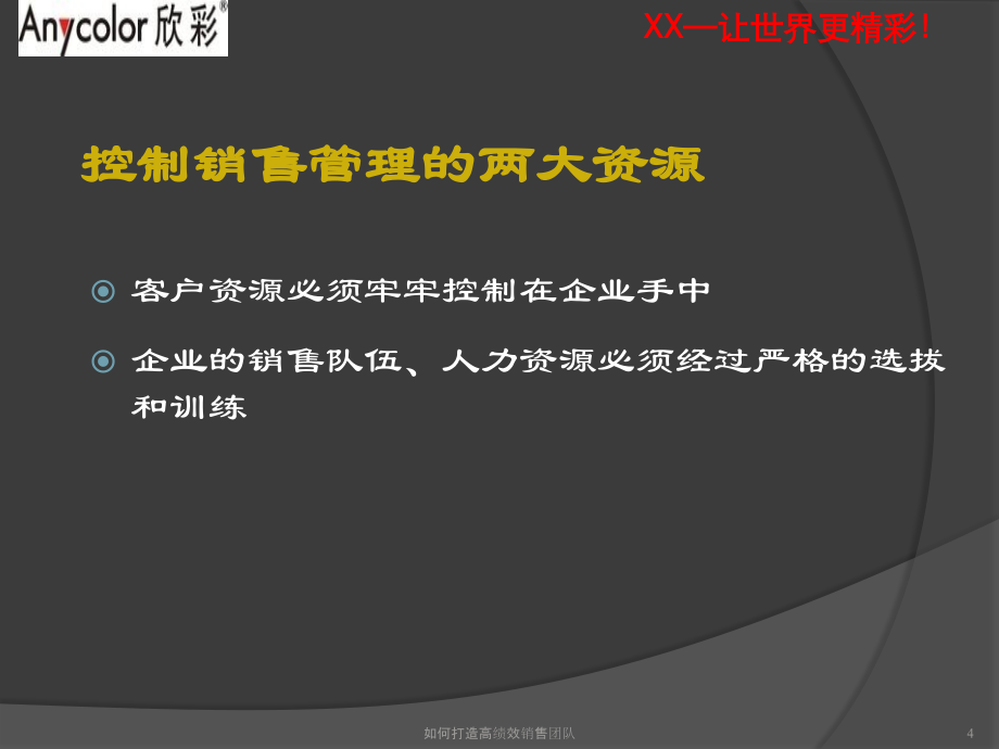 {企业团队建设}打造的高绩效的营销团队_第4页