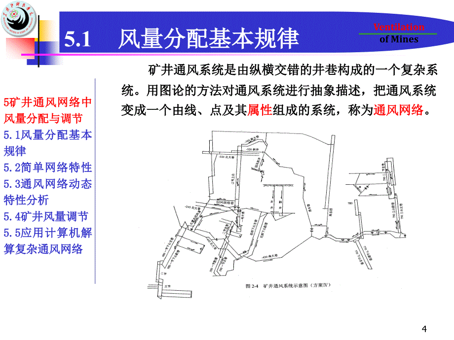 {冶金行业管理}5矿井通风网络中风量分配与调节_第4页