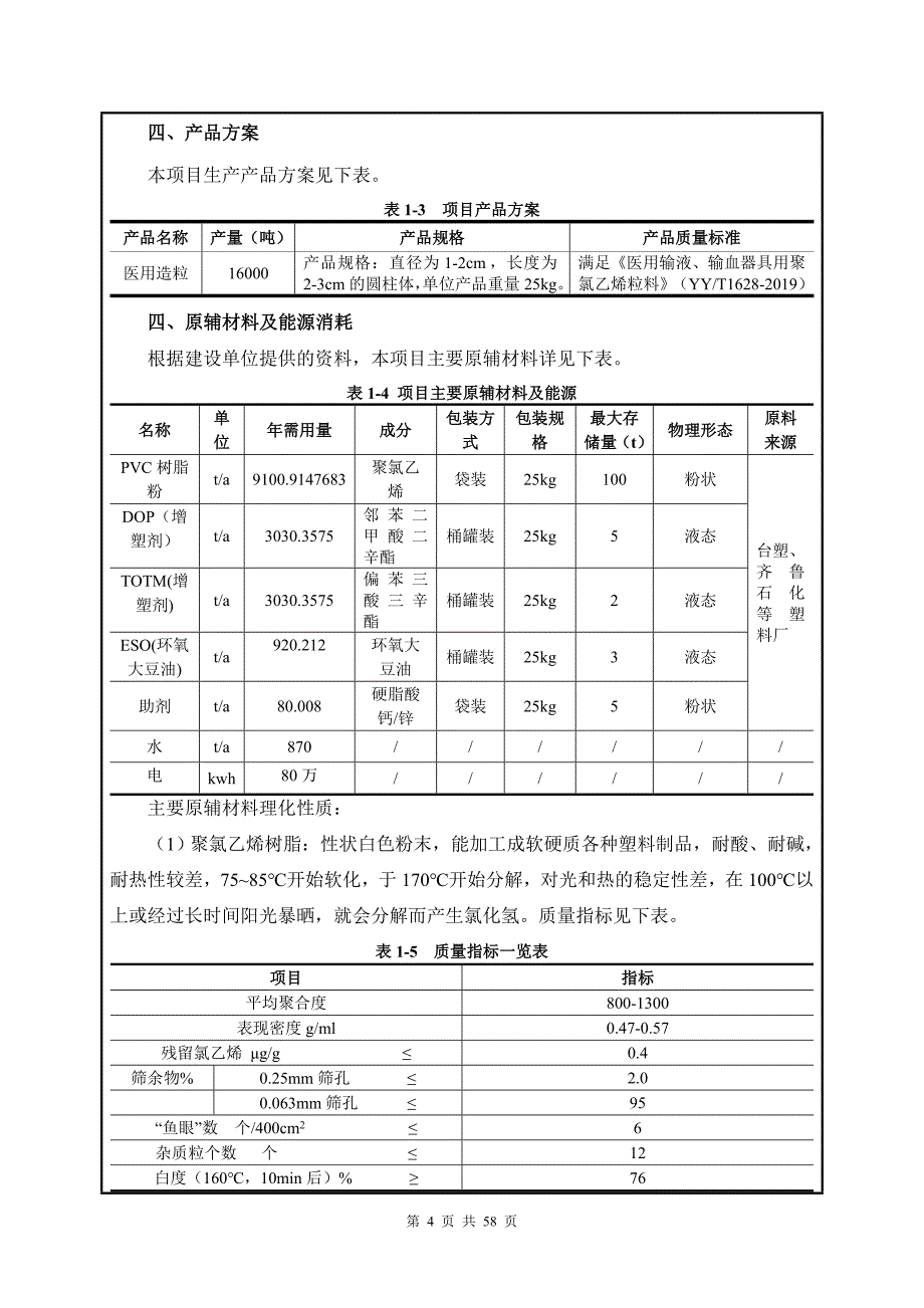 西昊坤聚合高分子材料有限公司年产16000吨医用造粒项目环评报告表_第4页