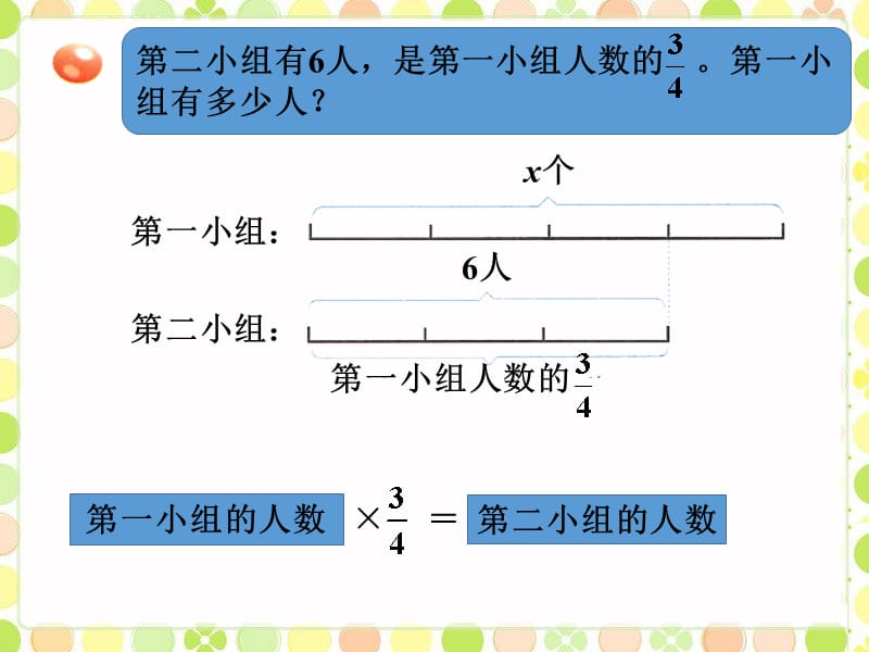 第二小组有6人_分数除法课件_第1页