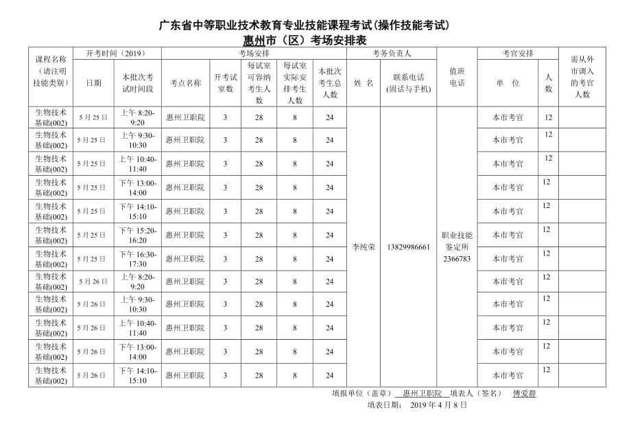 广东省中等职业技术教育专业技能课程考试(操作技能考试)_第3页