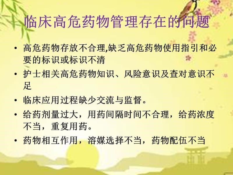 {医疗药品管理}高危药物管理及使用注意事项_第5页