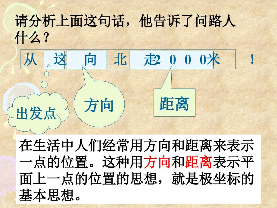 高二数学选修44极坐标与参数方程 极坐标系课件_第3页