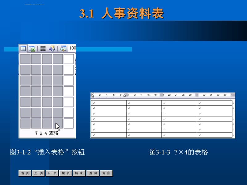 中文OFFICE2003实用教程 第3章课件_第4页