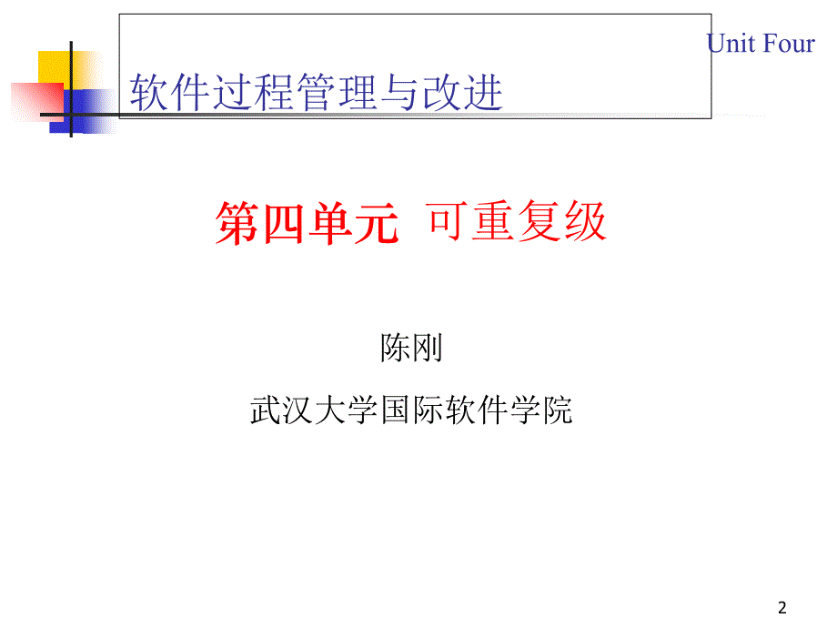 Unit04 Software Process Management and Improvement知识课件_第2页