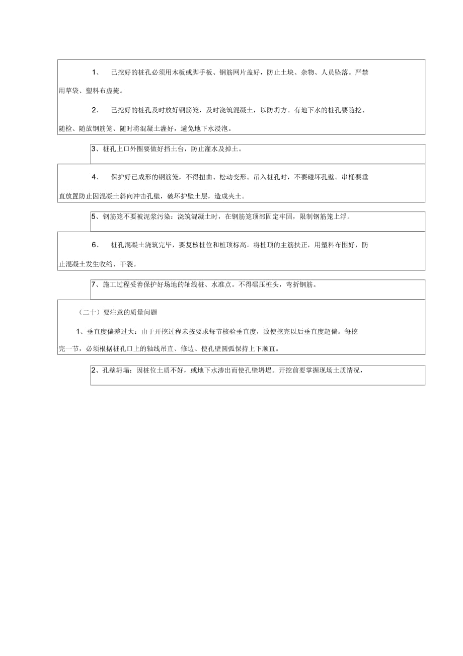 202X年挖孔桩施工技术安全交底_第4页