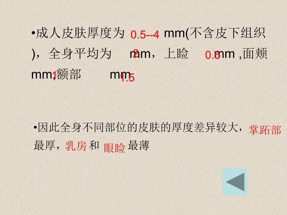 美容皮肤科学复习资料全精品课件_第5页