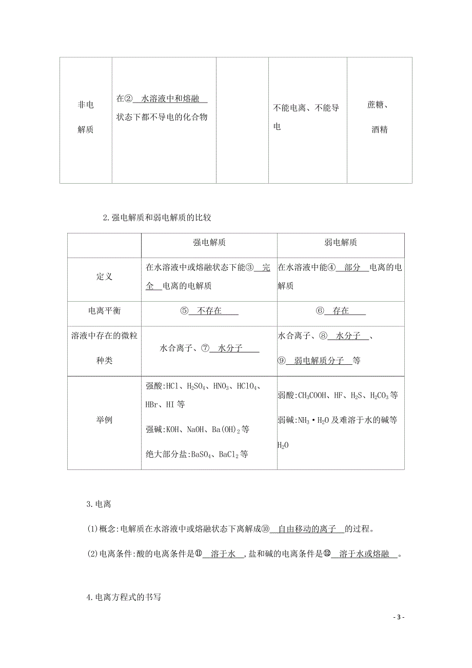 高中化学浙江2020编知识点训练一第二单元离子反应_第3页