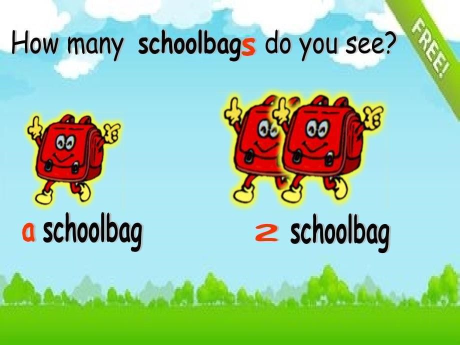 四年级上册英语课件-Unit 2 My Schoolbag A. Let’s learn 人教PEP版(共19张PPT)_第5页