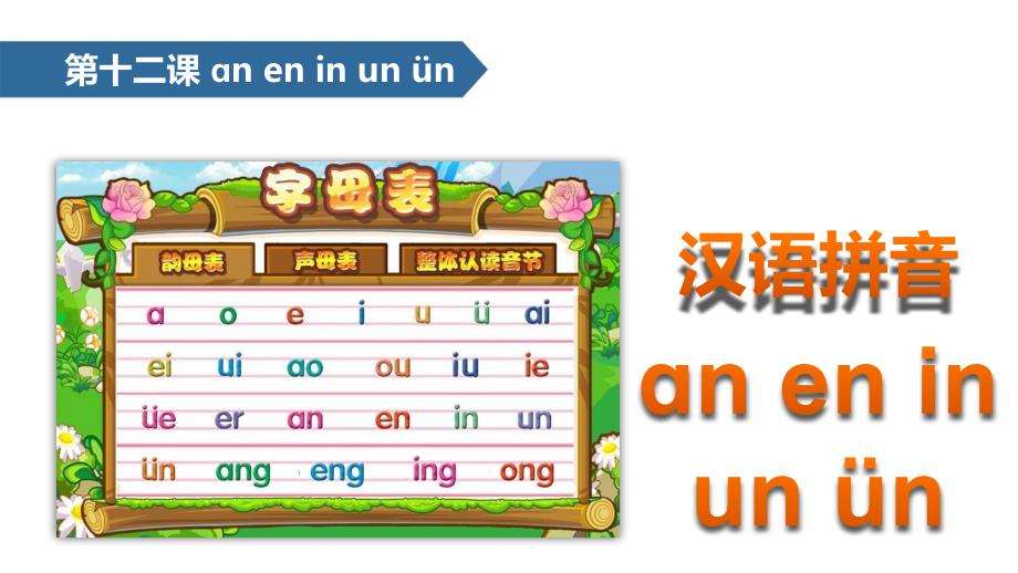 部编版一年级上册语文《anen inunün 》课件(11)_第1页