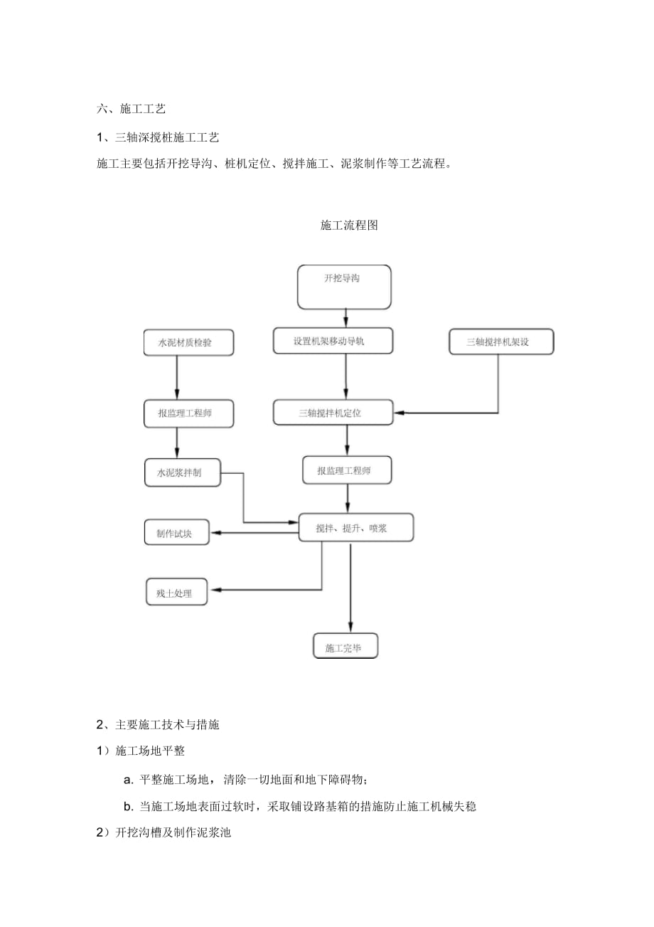 202X年止水桩(三轴深搅桩)施工方案_第4页