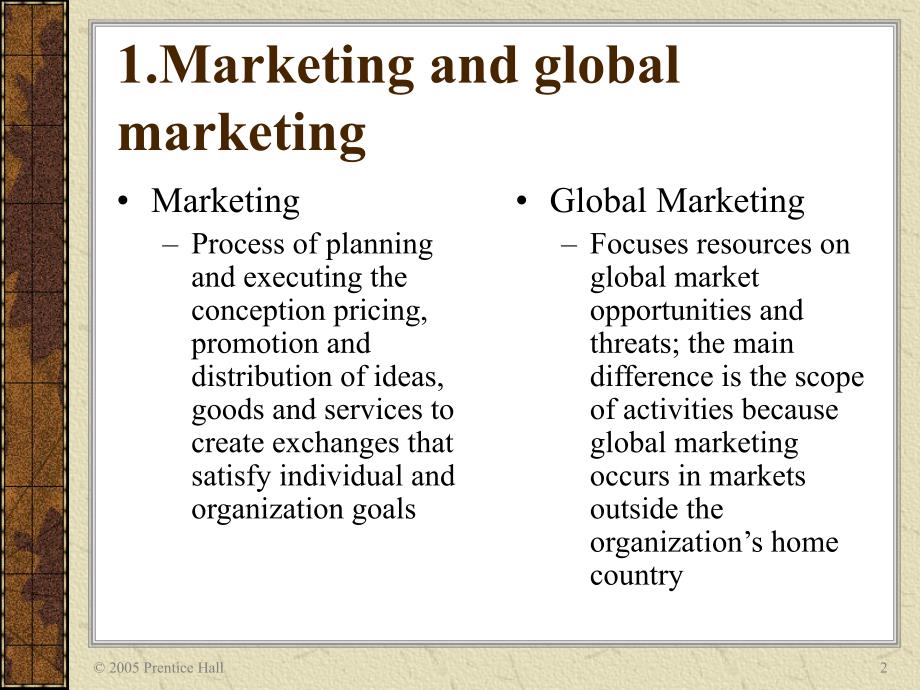 全球市场营销（Global marketing）课件Chapter_第2页