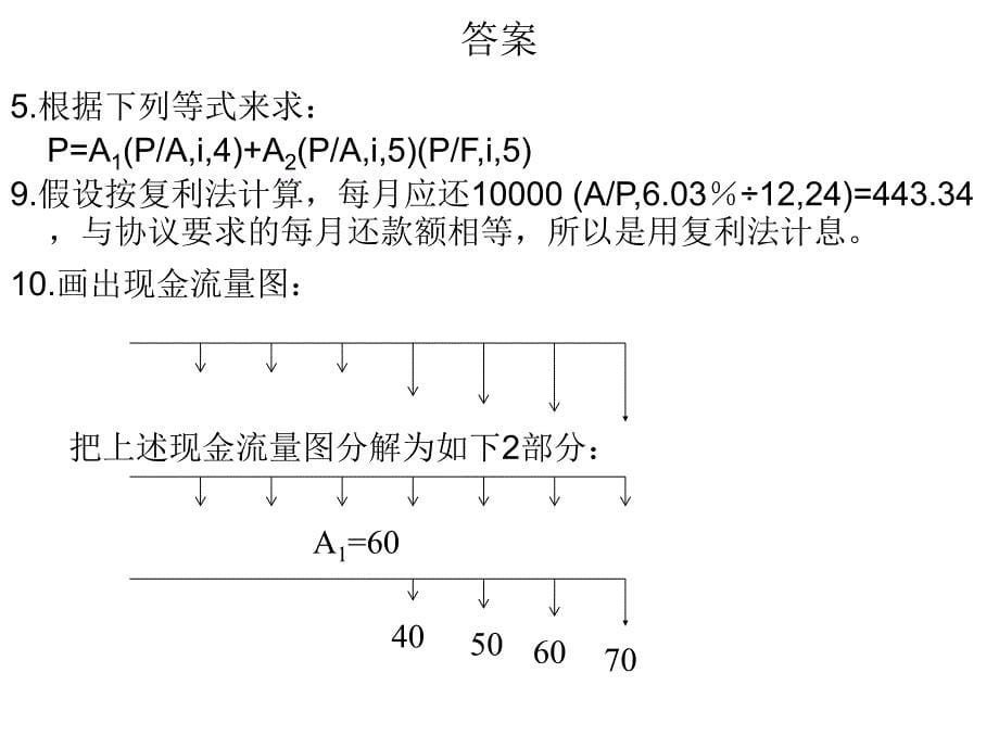 技术经济评价作业答案讲义教材_第5页