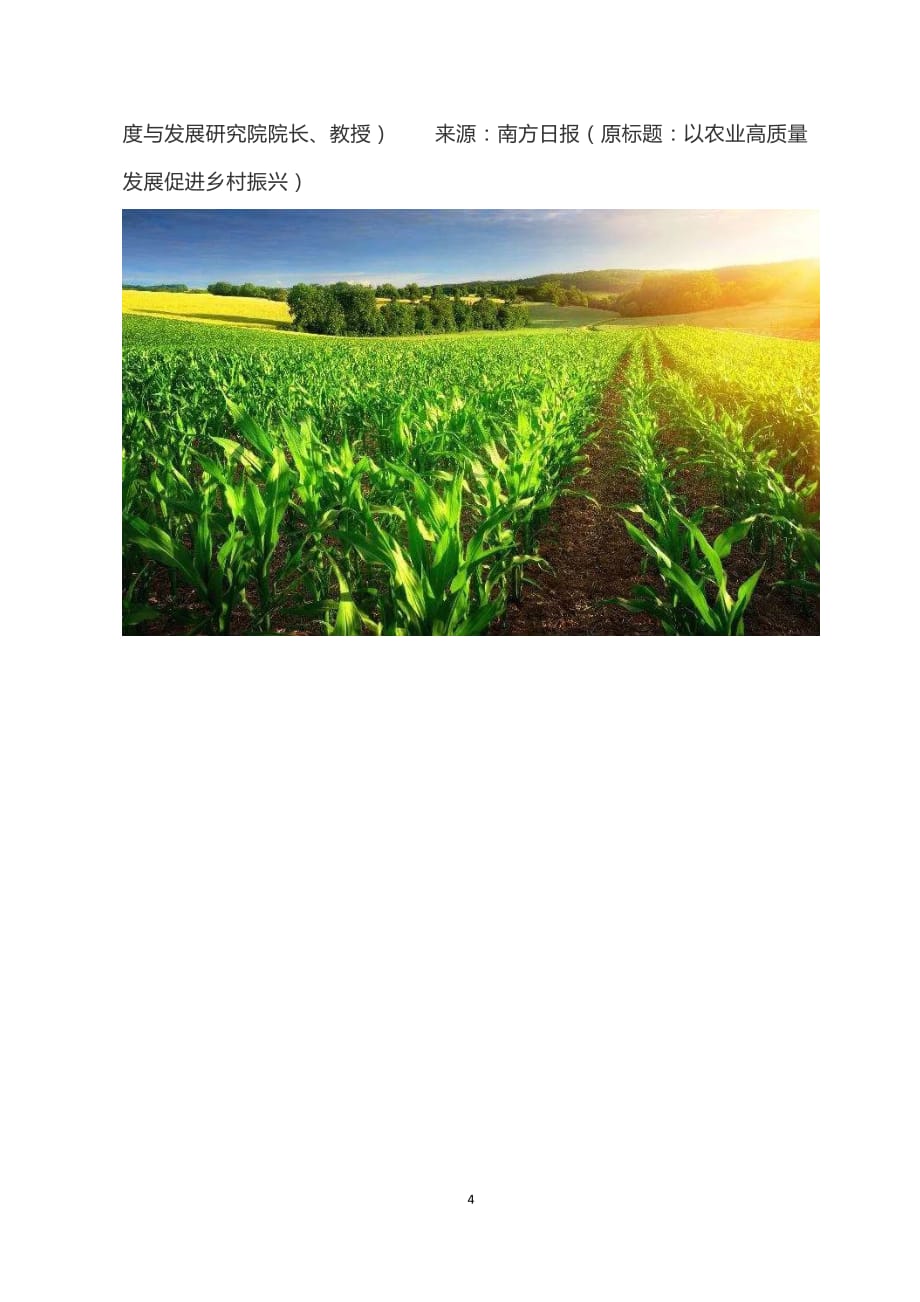 农业高质量发展的本质规定与路径选择_第4页