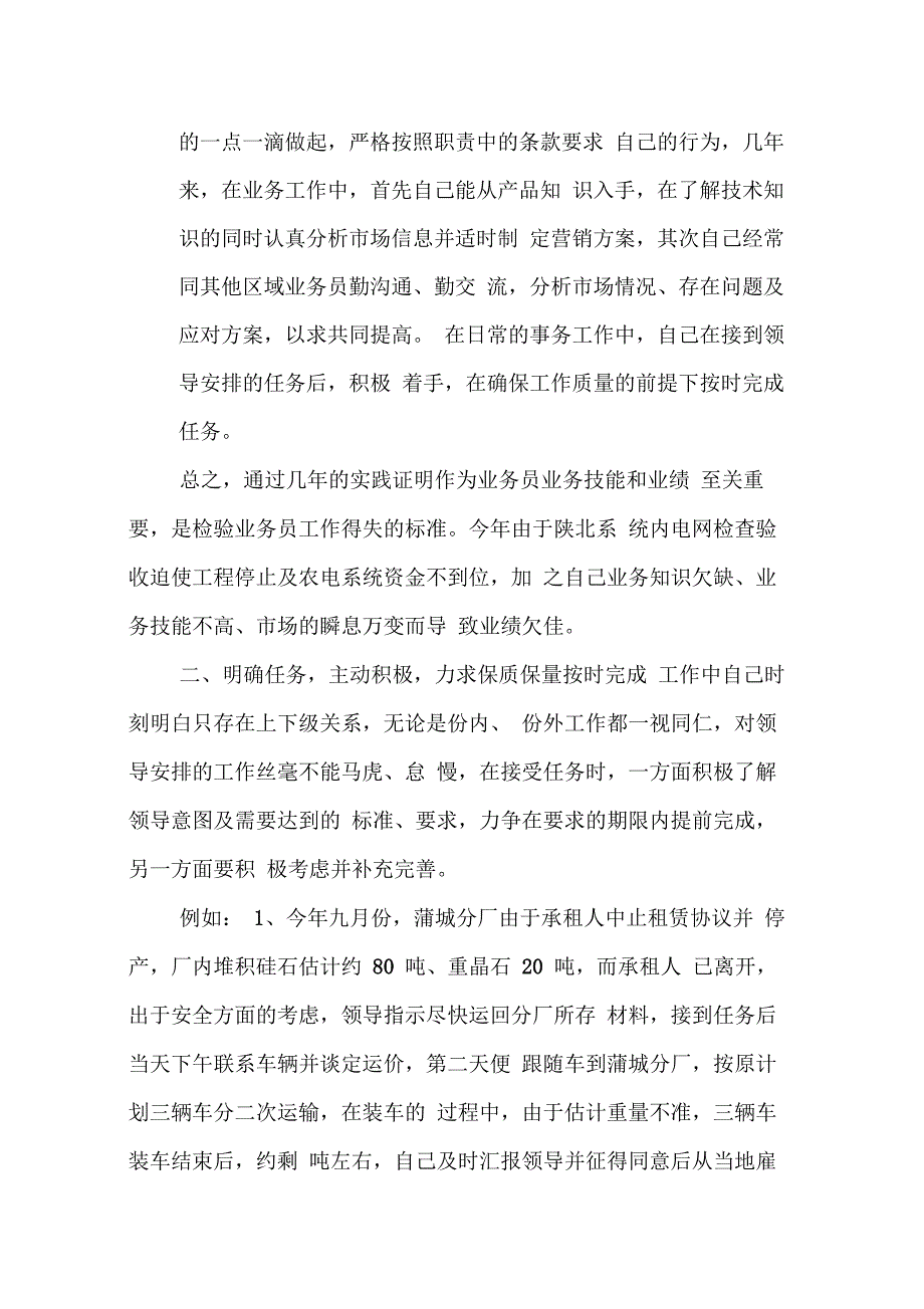 202X年销售业务员年终总结三篇_第2页