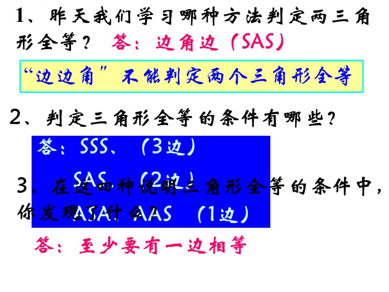 全等三角形总结与复习课件_第2页