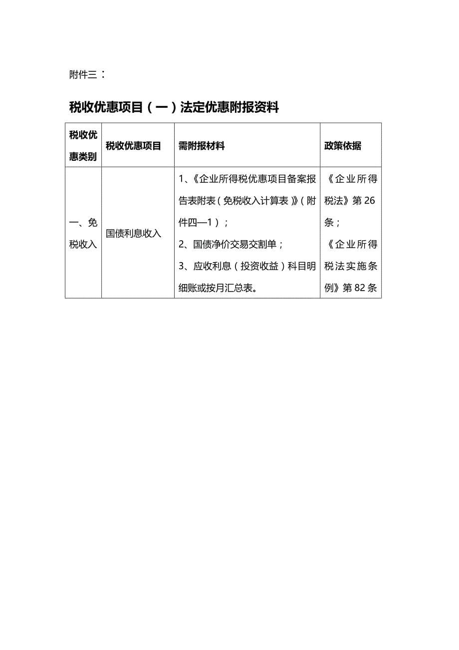 【财务培训讲义】税收优惠附报讲义及相关规划表式_第5页