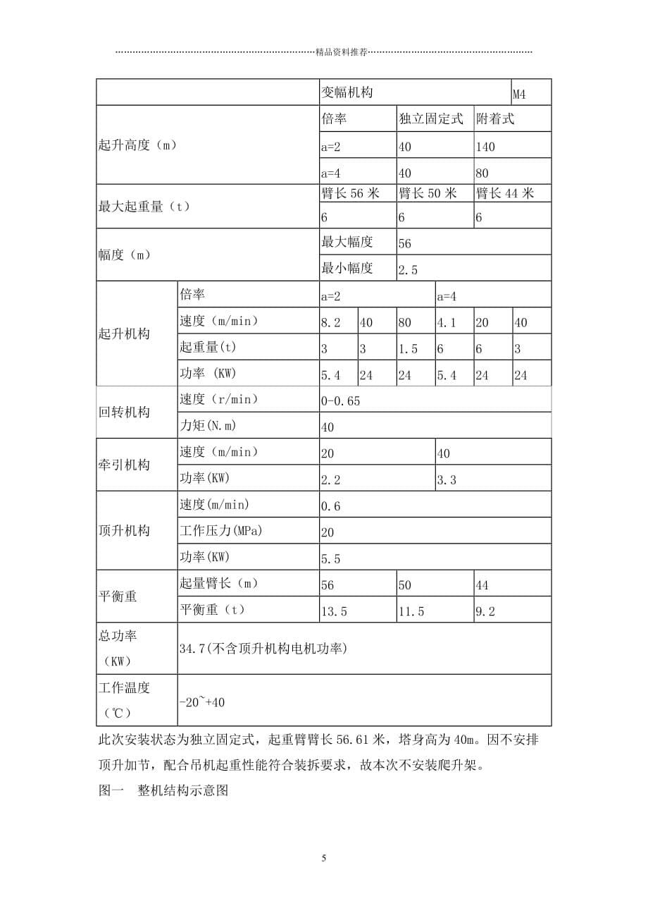 QTZ63塔吊施工方案精编版_第5页