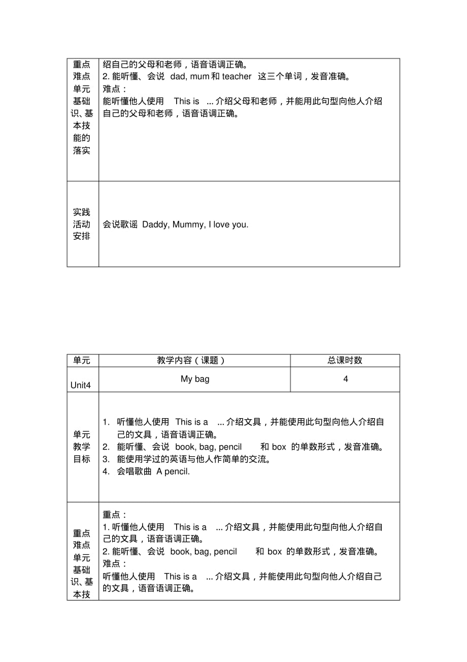 一年级英语教学计划[推荐]_第3页