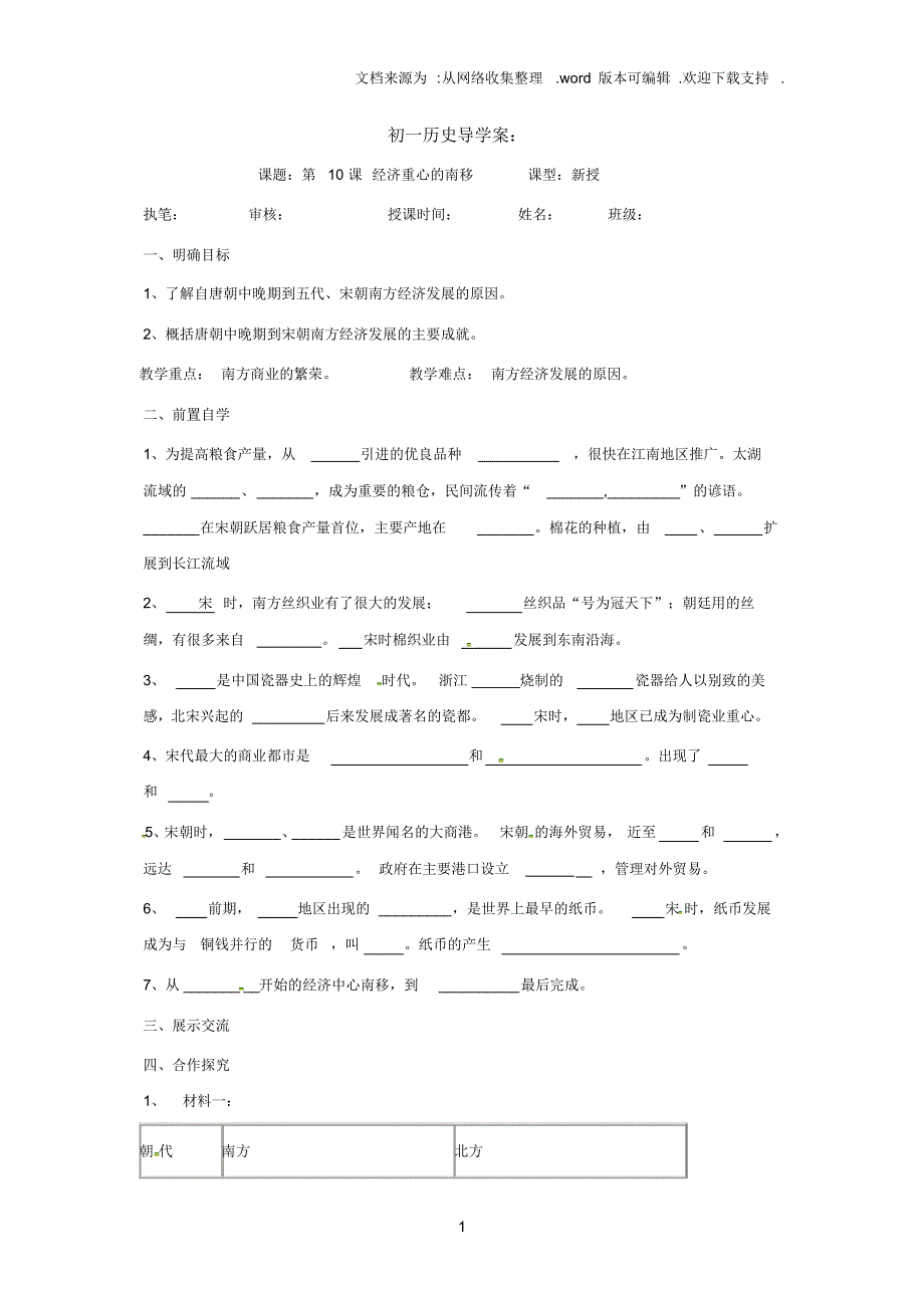 鲁教版历史六下经济重心的南移_第1页