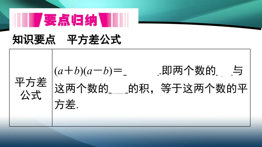 2020年八年级数学上册第十四章14.2.1 平方差公式_第2页