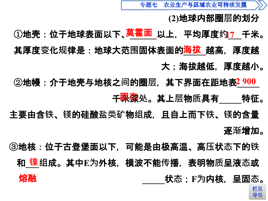 高三一轮复习系列选考总复习浙江专地理课件必修Ⅰ自然地理第1章第五讲_第4页